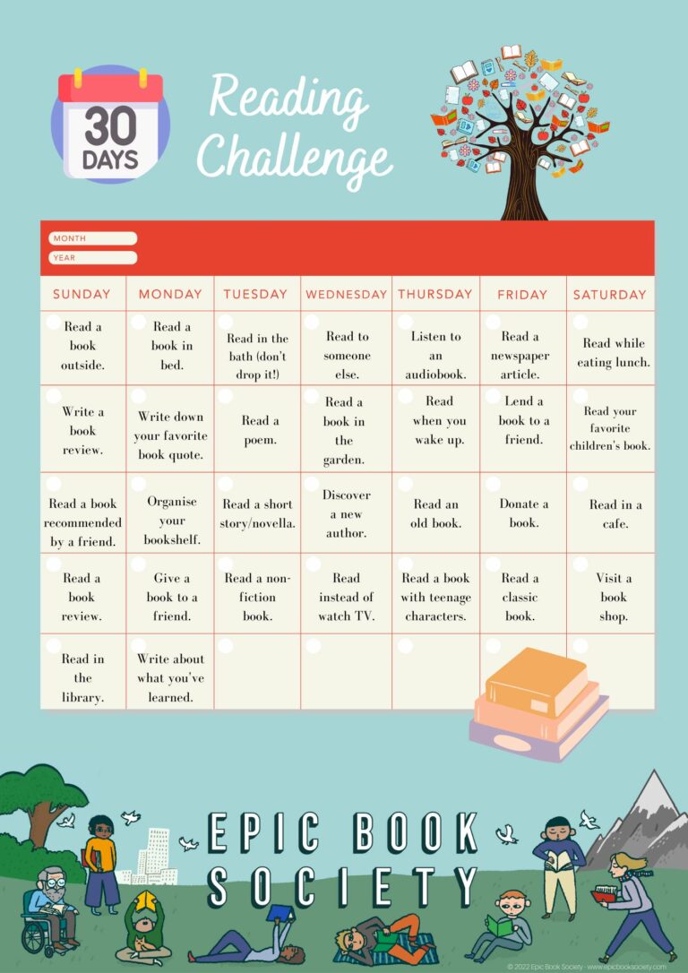 30 day reading challenge