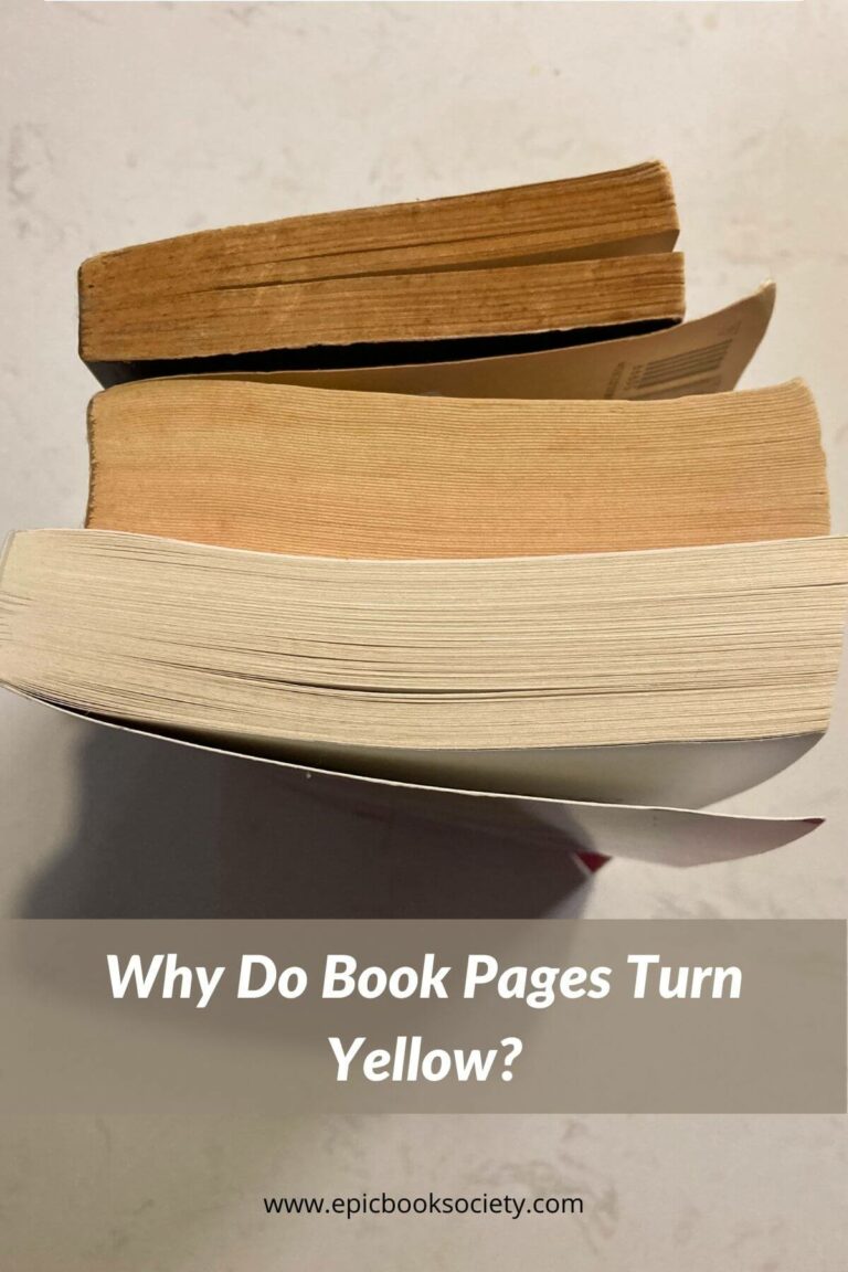 why book pages turn yellow