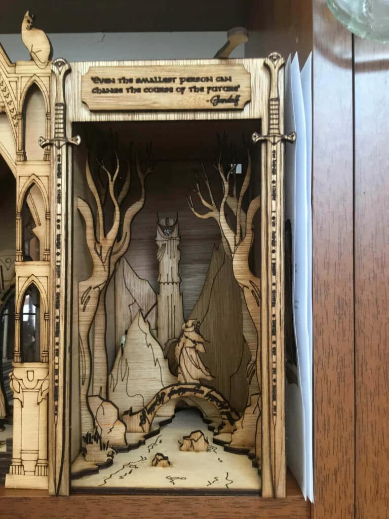 lord of the rings book nook